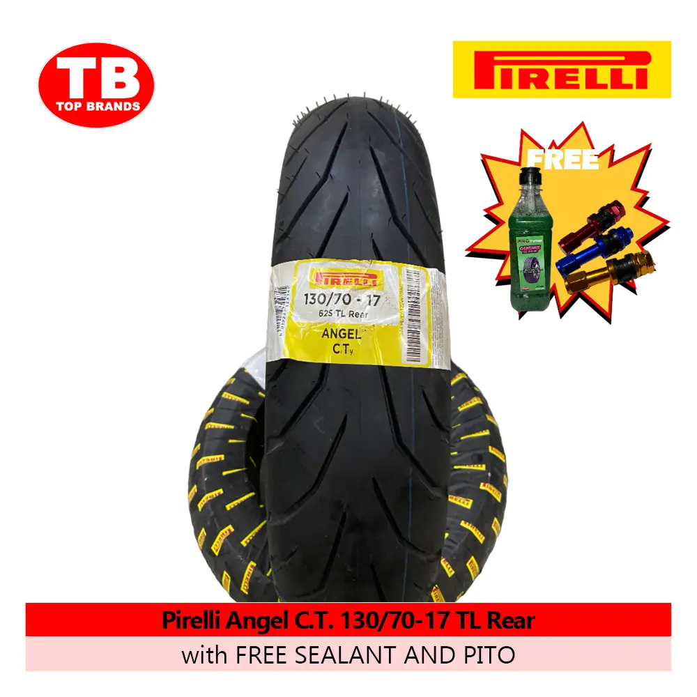 TIRE ANGEL CITY / 130/70-17 TLR (DOT 2024) / PIRELLI / - LZD