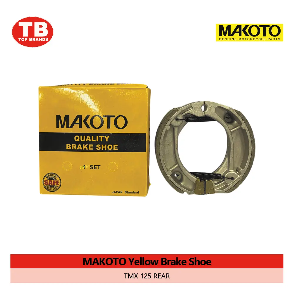 BRAKE SHOE / TMX125 REAR / MAKOTO YELL - LZD 