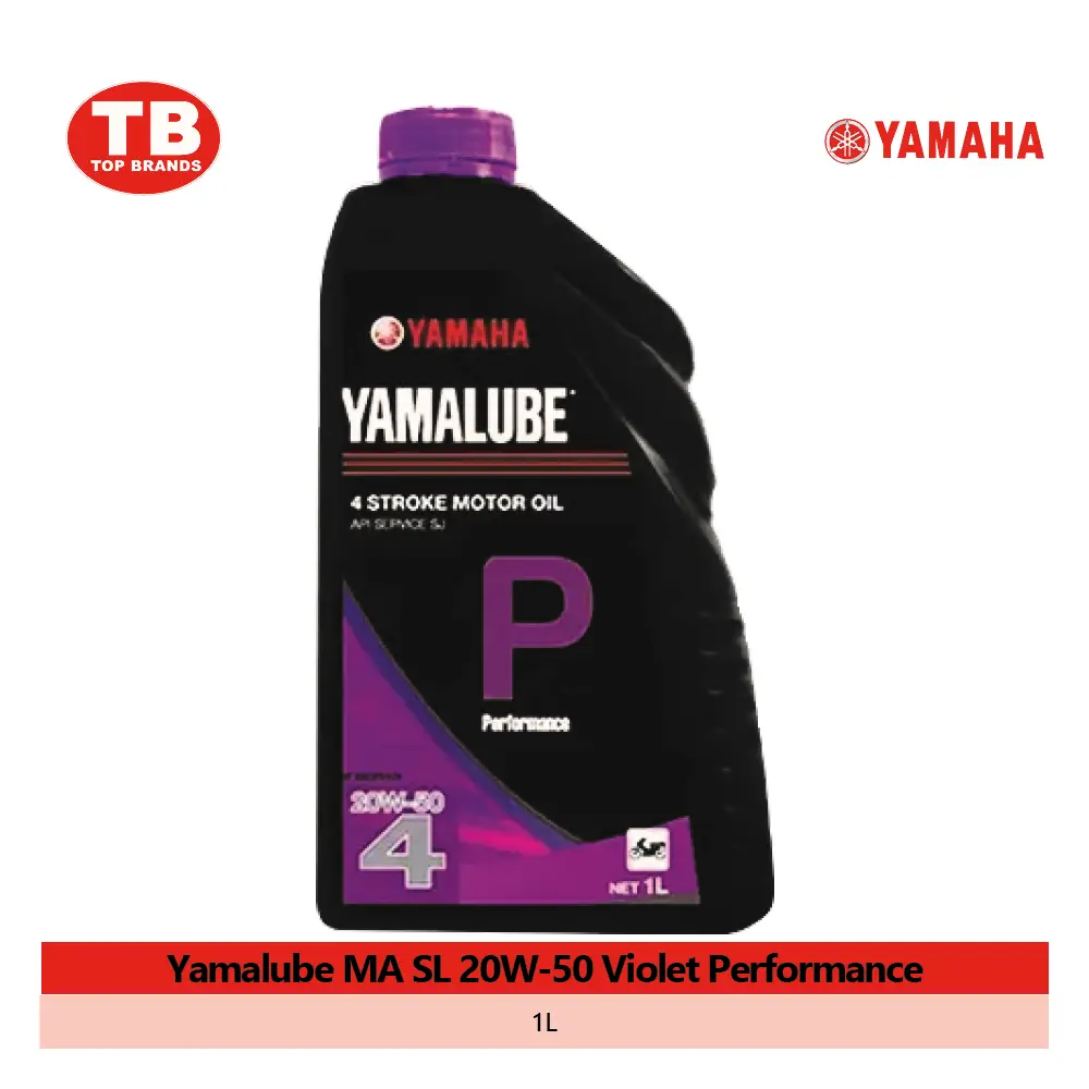 OIL ENGINE YAMALUBE MA 20W-50 / 24X1000ML SL VIOLET PERFORMANCE YMC SRP285 - FMV - LZD