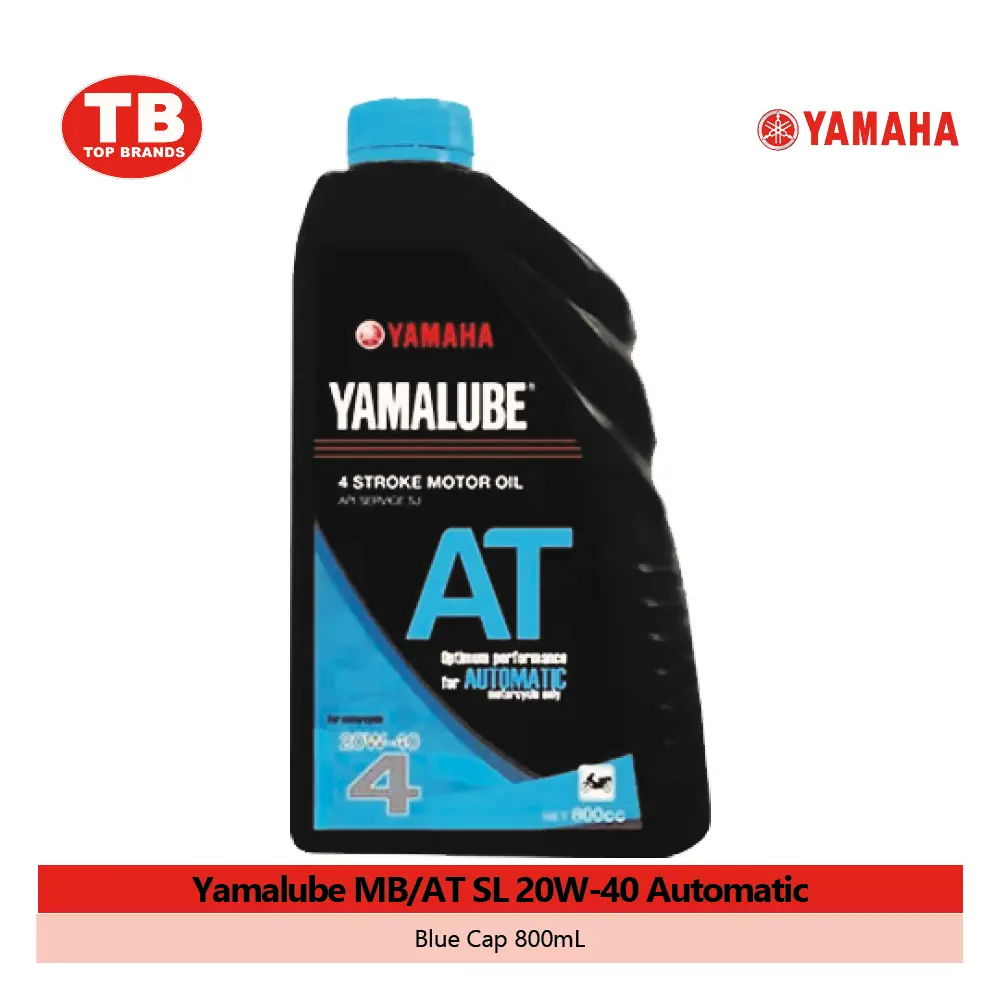 OIL ENGINE YAMALUBE MB/AT 20W-40 / 24X800ML SL BLUE CAP AUTOMATIC / MIO YMC SRP260 - FMV - LZD