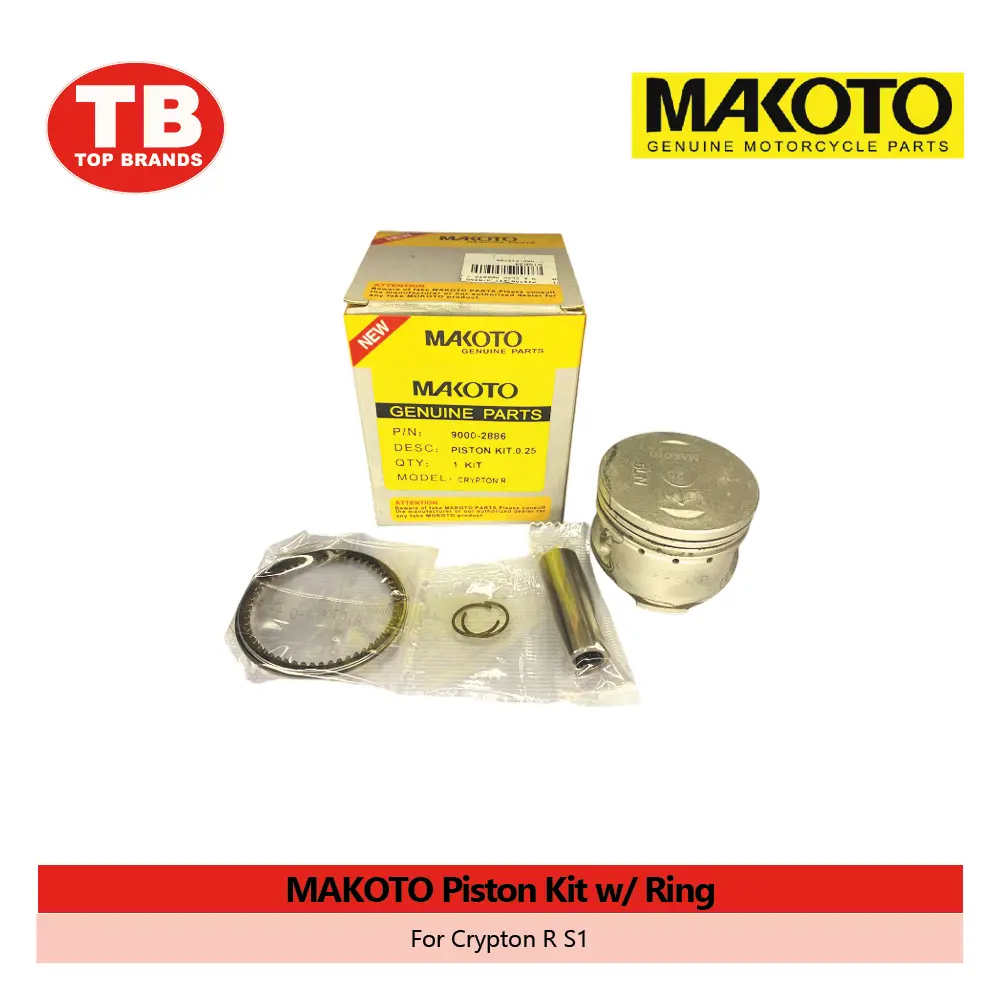 PISTON KIT W/RING PIN & CLIP / CRYPTON R S1 / MAKOTO - LZD 