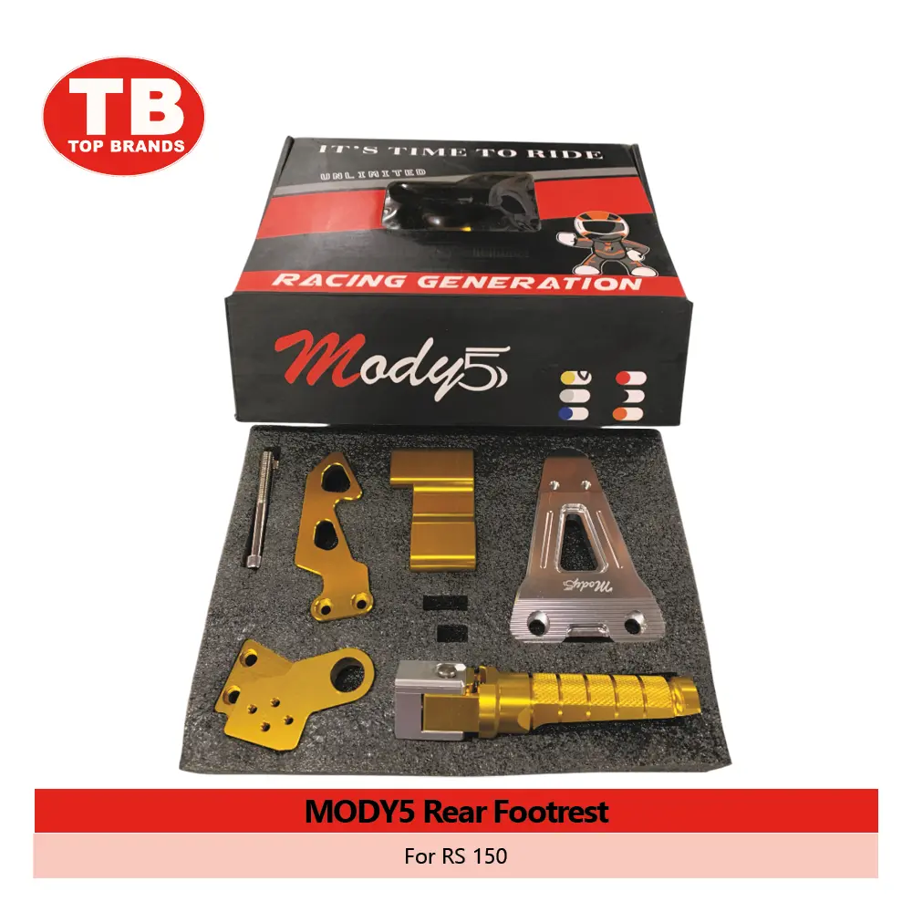FOOTREST REAR MODY5 / RS150 GOLD - LZD 