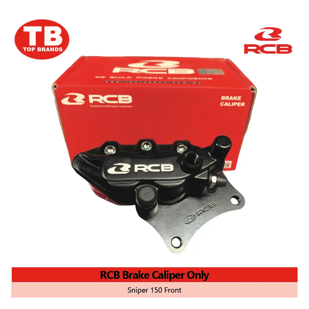 BRAKE CALIPER ONLY RCB / SNIPER150 FRONT BLACK - LZD 
