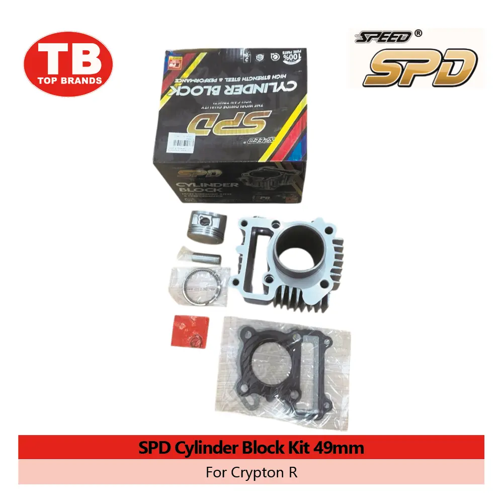 CYL BLOCK W/PISTON KIT / CRYPTON R 49MM / SPD - LZD 