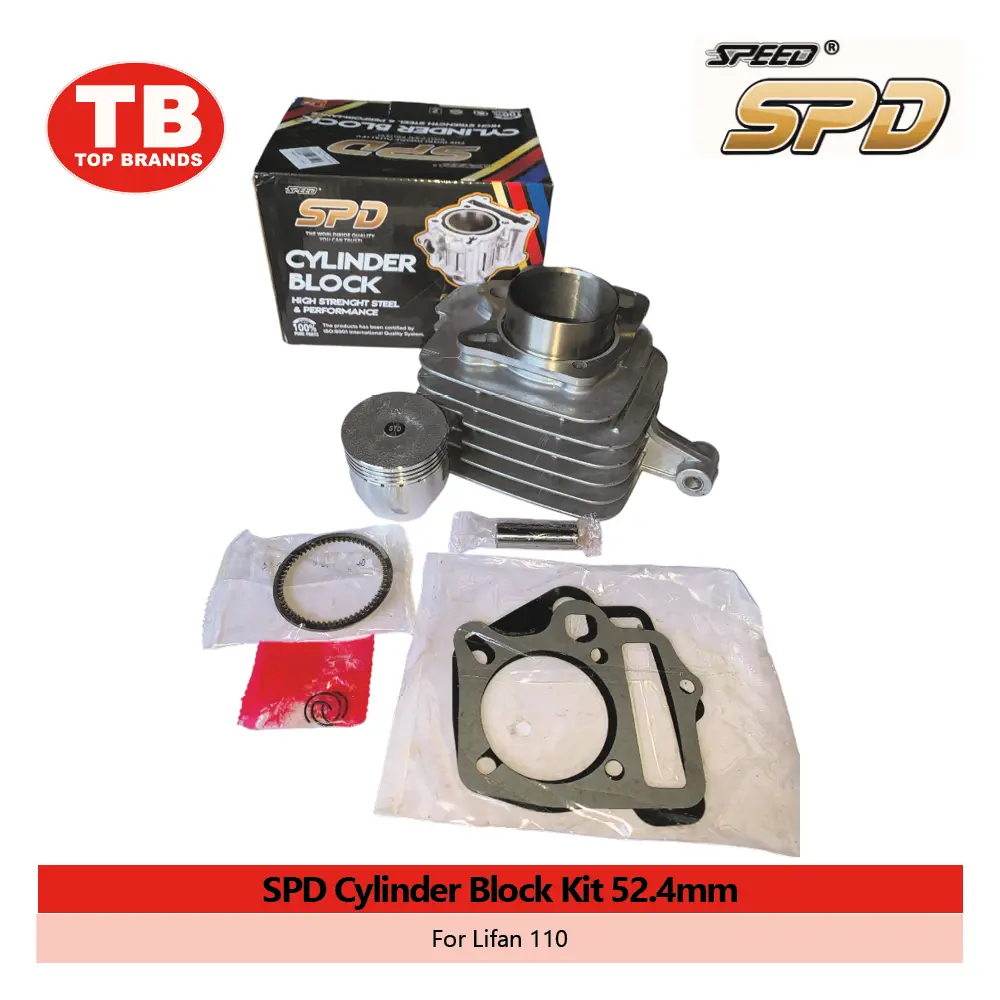 CYL BLOCK W/PISTON KIT / LIFAN110 52.4MM / SPD - LZD 
