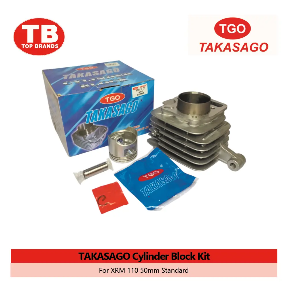 CYL BLOCK W/PISTON KIT / XRM110 50MM STD / TGO - FMV - LZD