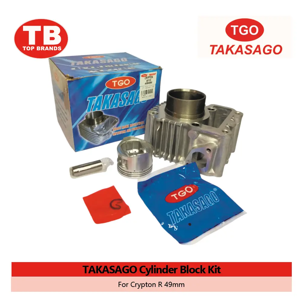 CYL BLOCK W/PISTON KIT / CRYPTON R 49MM / TGO - LZD 