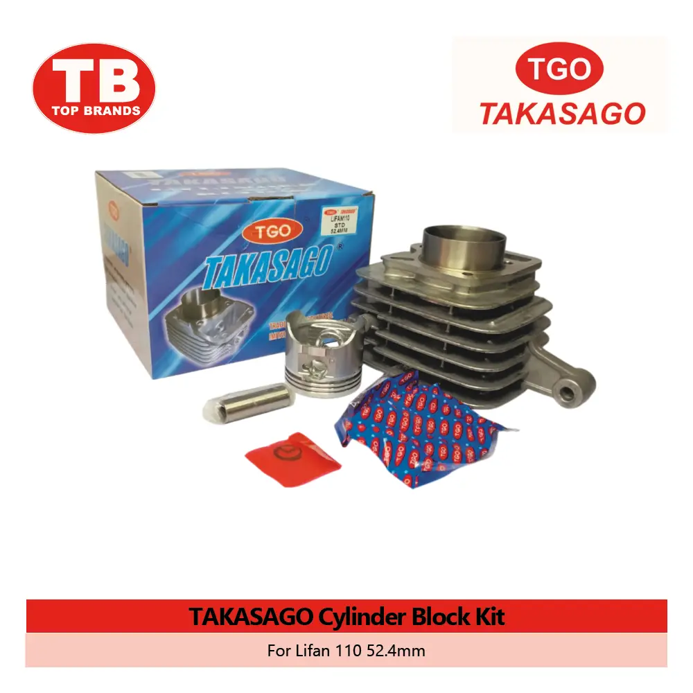 CYL BLOCK W/PISTON KIT / LIFAN110 52.4MM / TGO - LZD 