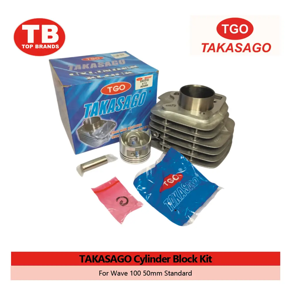 CYL BLOCK W/PISTON KIT / W100 50MM STD / TGO - FMV - LZD 