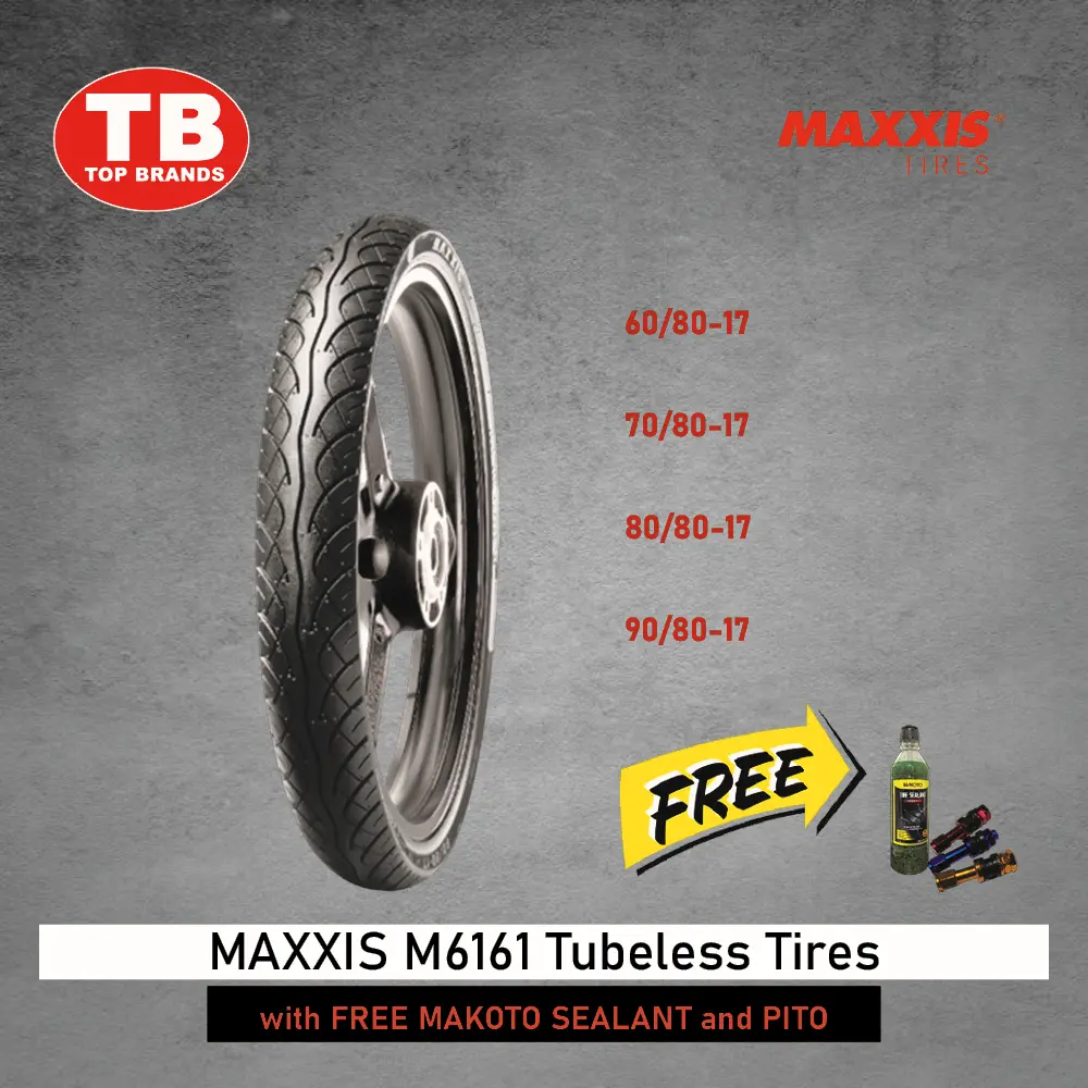TIRE MAXXIS / TL 70/80-17 M6161 (DOT 2524) - LZD