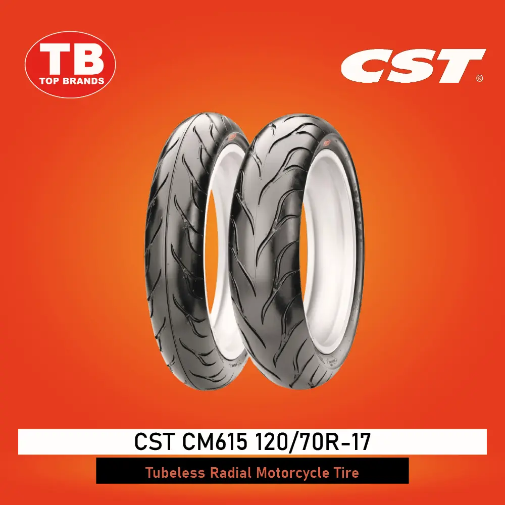 TIRE CST SPORTS TOURING RADIAL / TL 120/70-17 CM615 (DOT 1223) - LZD