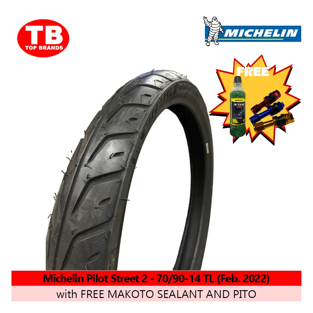 TIRE MICHELIN PILOT STREET 2 / TL 70/90-14 / SRP1895 (2022) -DST- LZD
