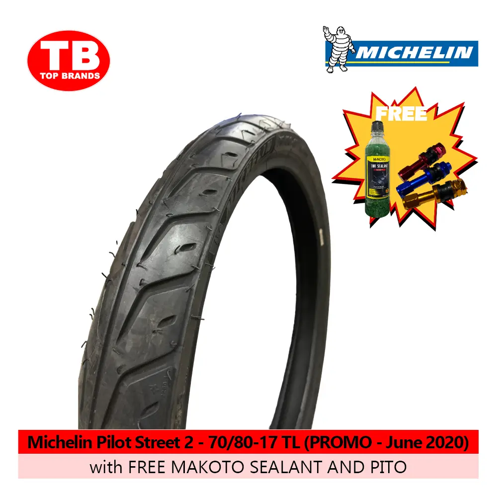 PROMO - TIRE MICHELIN PILOT STREET 2 / TL 70/80-17 / SRP1872 (2020) -DST- LZD
