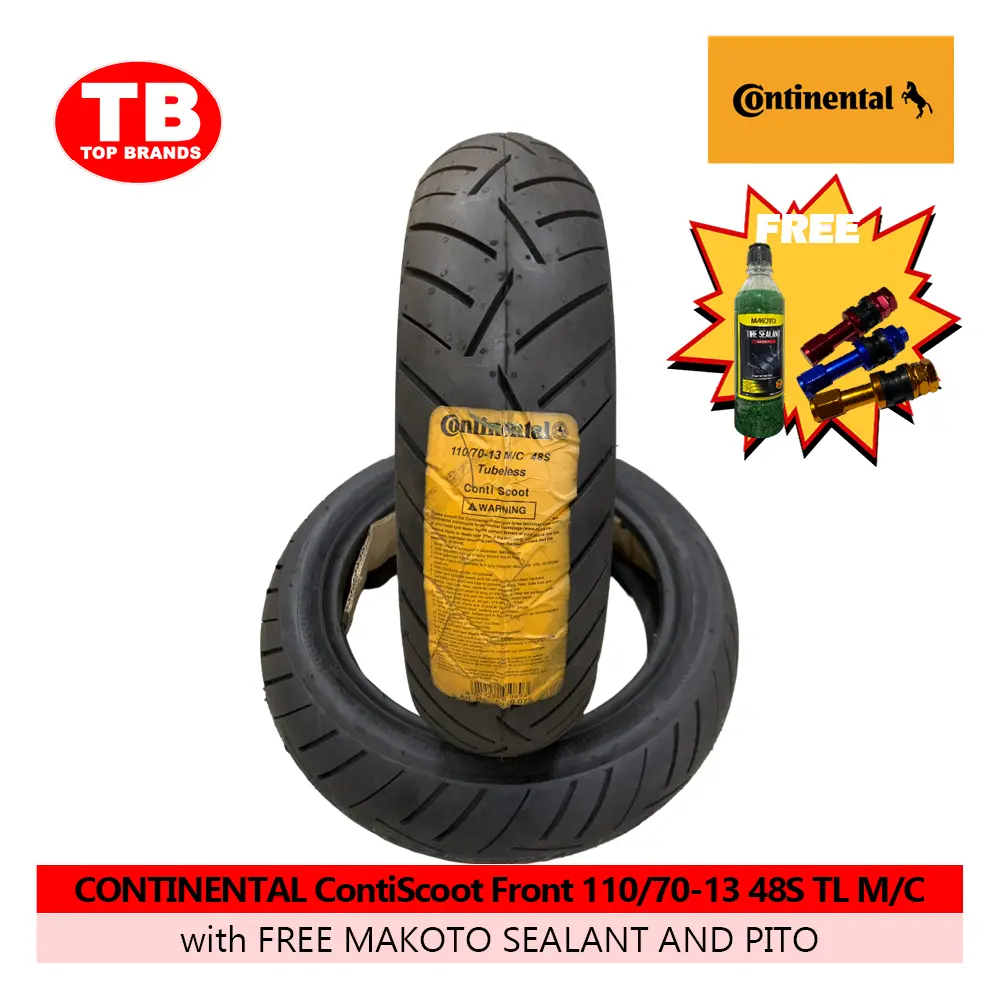 TIRE CONTINENTAL / TLF 110/70-13 NMAX / CONTISCOOT / - LZD