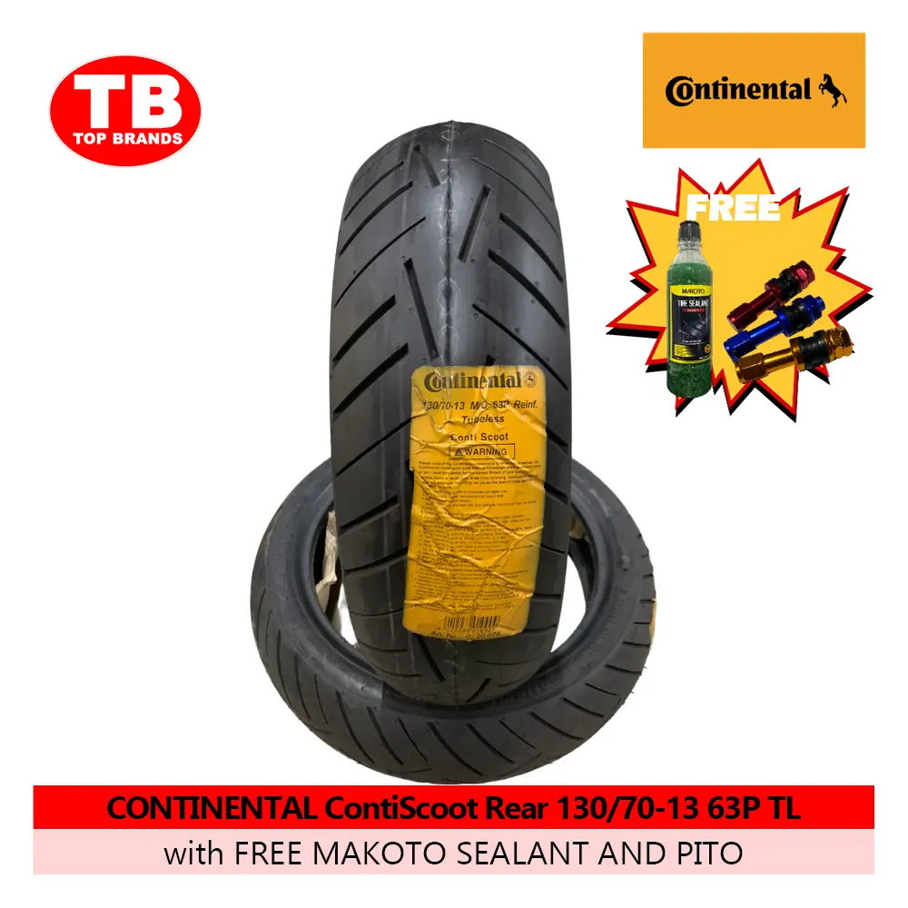 TIRE CONTINENTAL / TLR 130/70-13 NMAX/PCX / CONTISCOOT / - LZD