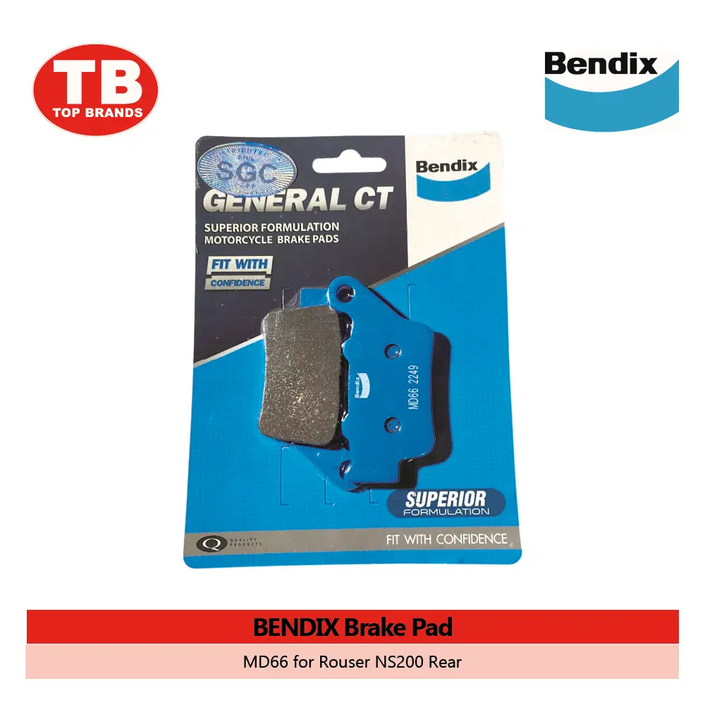 BRAKE PAD / ROUSER NS200 REAR MD66 / BENDIX - LZD 
