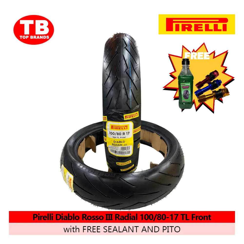 TIRE DIABLO ROSSO III RADIAL / 100/80-17 TLF (2022) / PIRELLI / - LZD