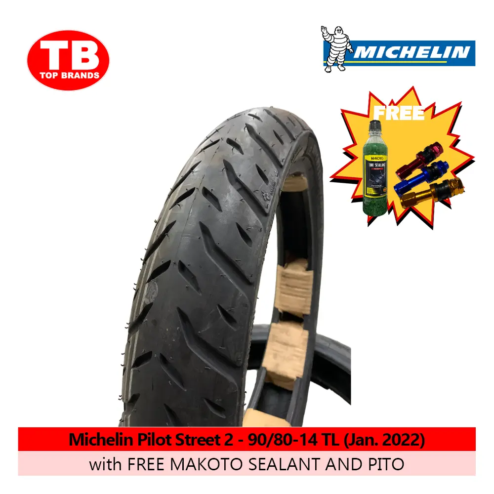 TIRE MICHELIN PILOT STREET 2 / TL 90/80-14 / SRP1881 (2022) -DST- LZD