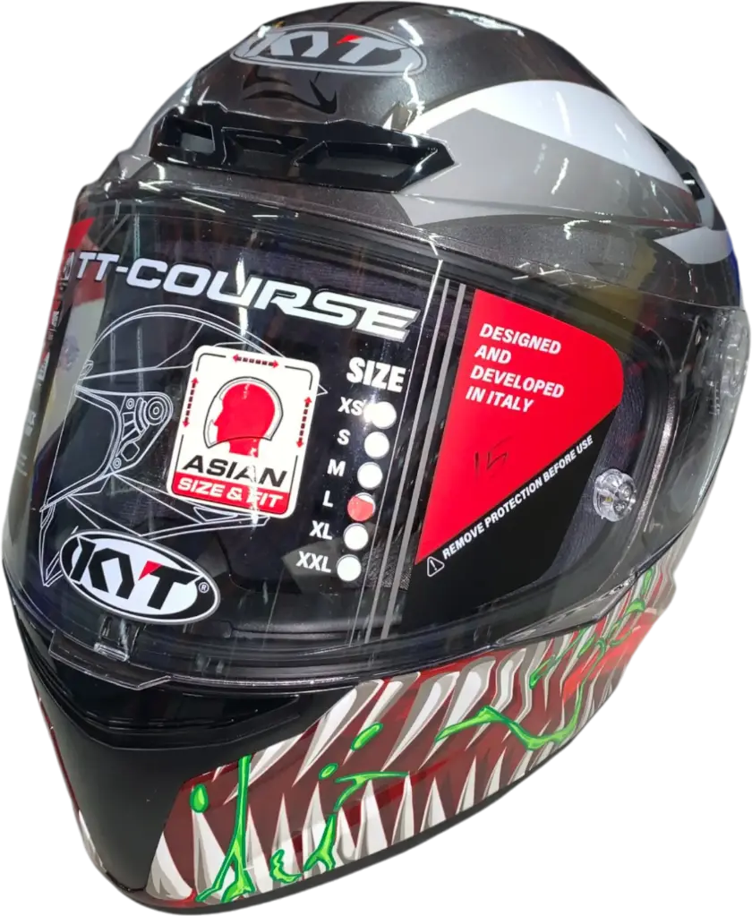 HELMET KYT TT-COURSE VENOM / M - LZD