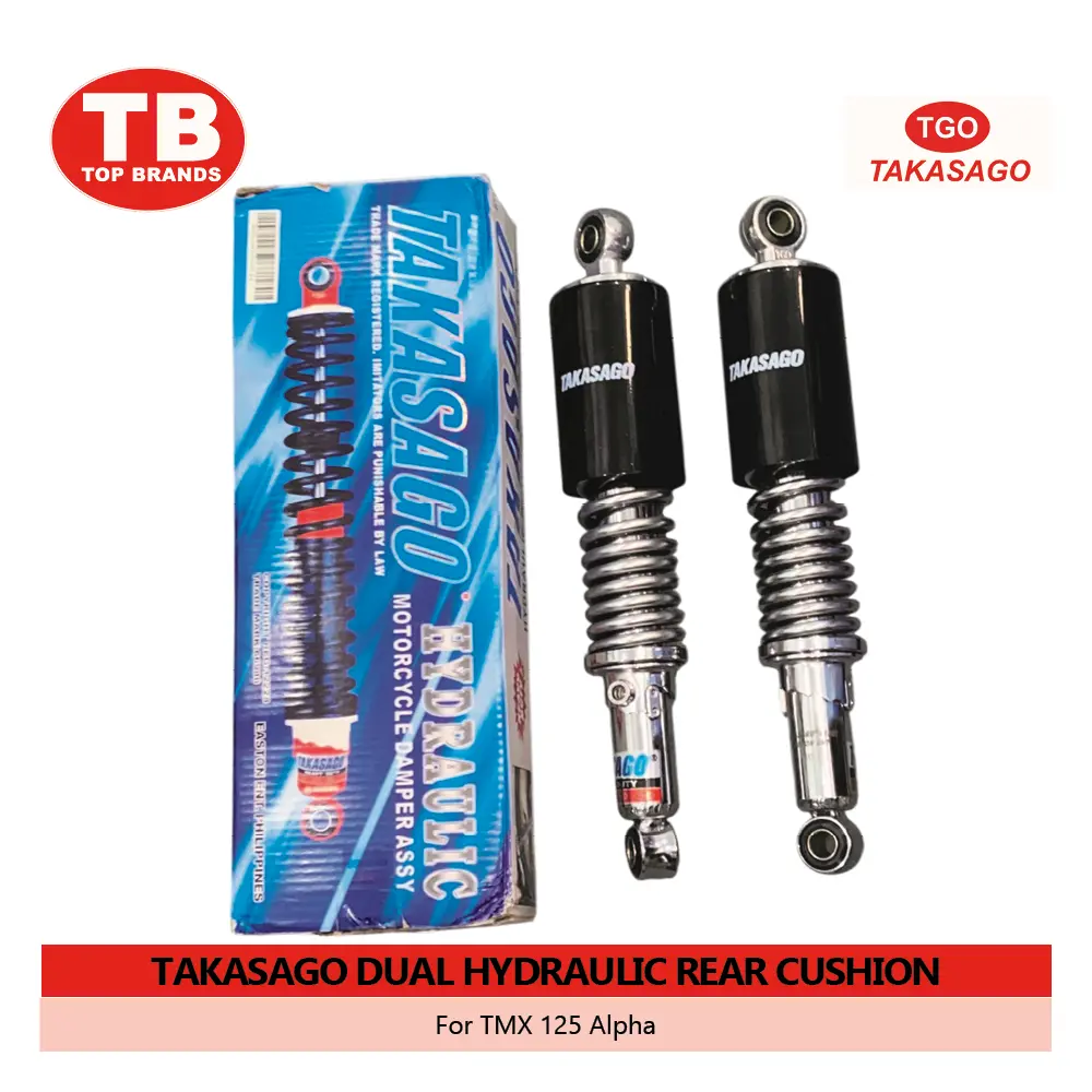 R CUSH HYDL / TMX125 ALPHA BLACK / TGO - LZD