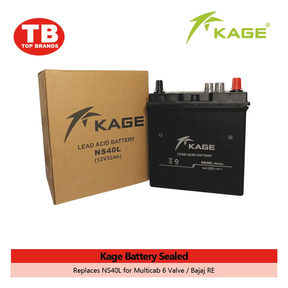 BATTERY WET NS40L / MULTICAB 6 VALVE/ BAJAJ RE / KAGE - LZD