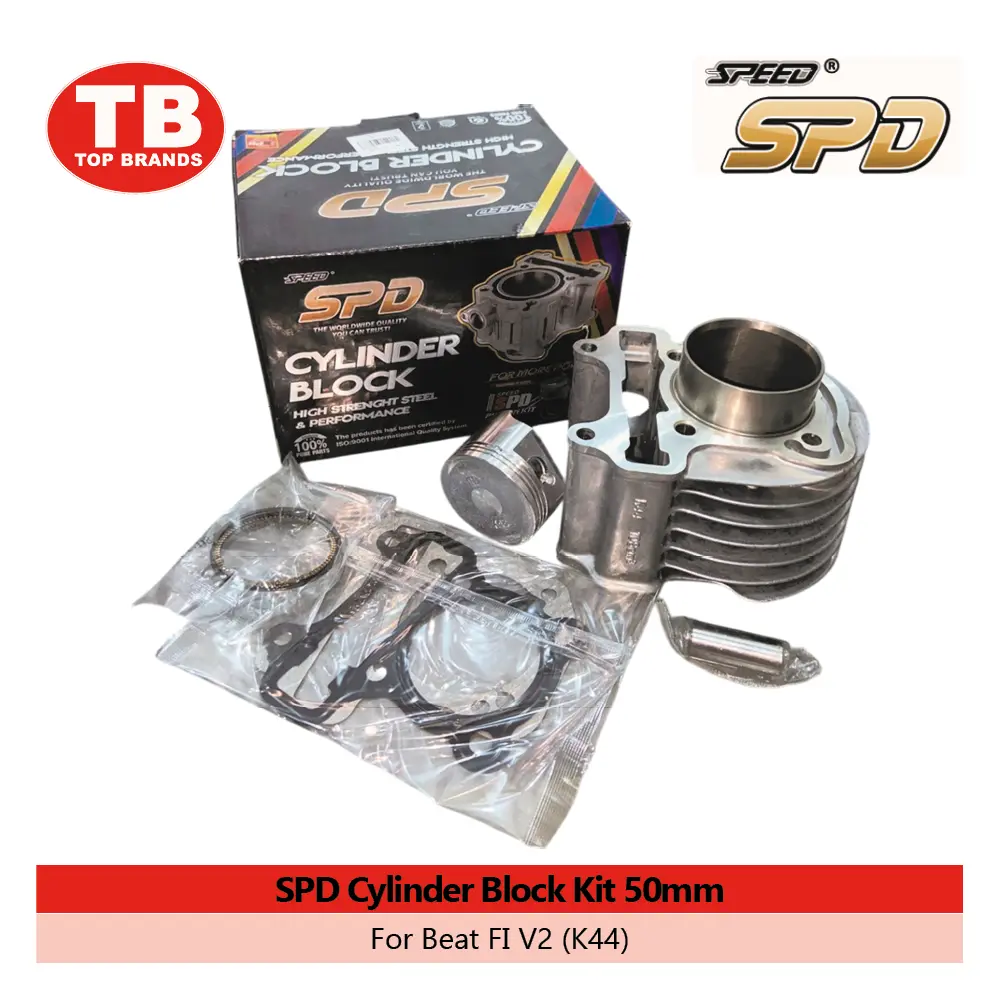 CYL BLOCK W/PISTON KIT / BEAT FI V2 50MM K44 / SPD - LZD 