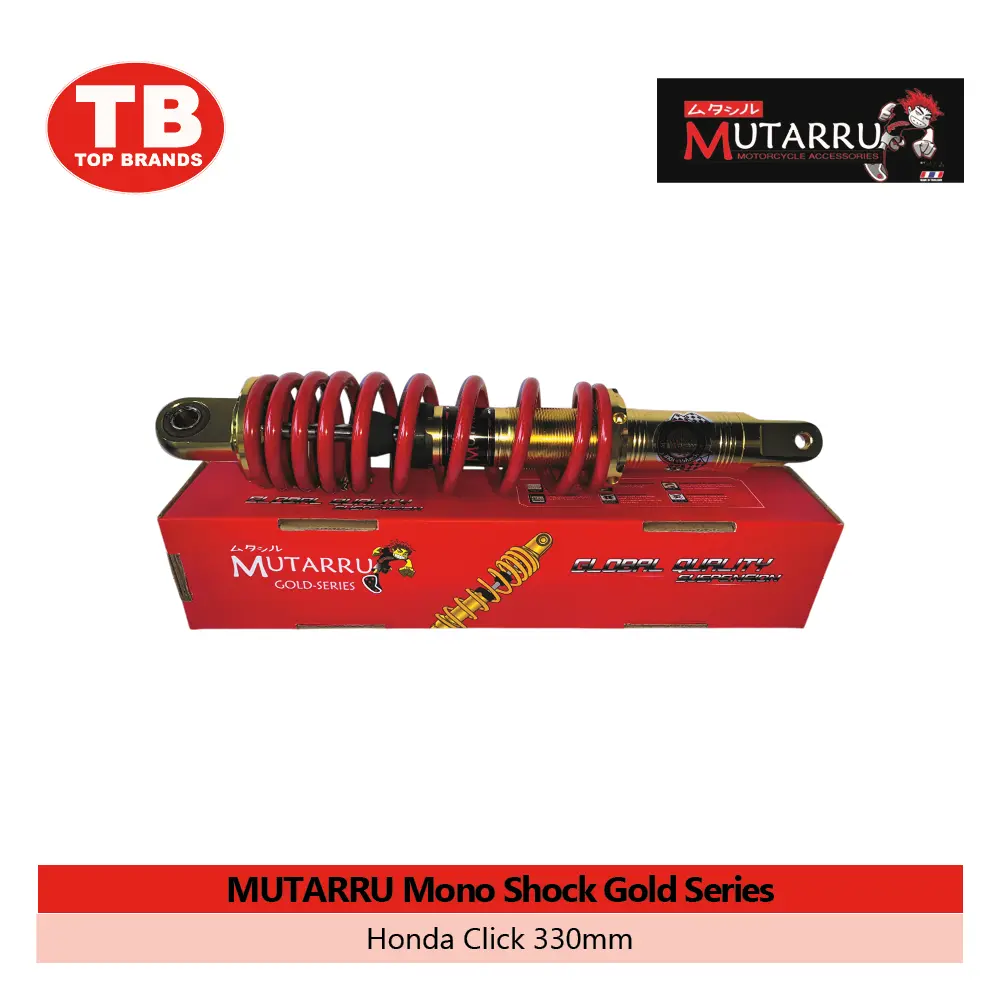 MONO SHOCK GOLD SERIES / CLICK 330MM RED / MUTARRU - LZD 
