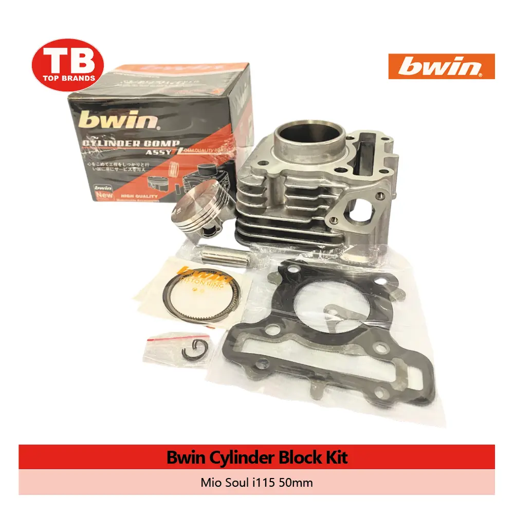 CYL BLOCK W/PISTON KIT / MIO SOUL I115 50MM / BWIN - LZD