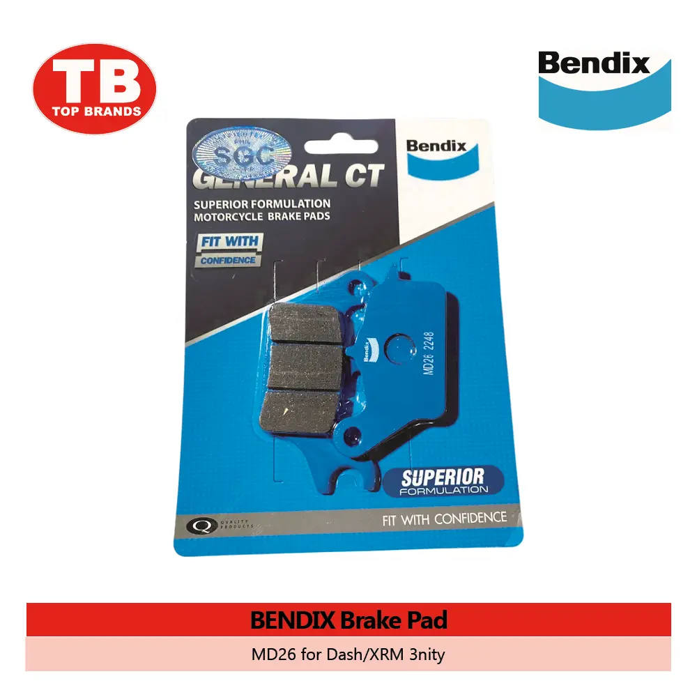 BRAKE PAD / DASH/XRM 3NITY FRONT MD26 - FMV / BENDIX - LZD