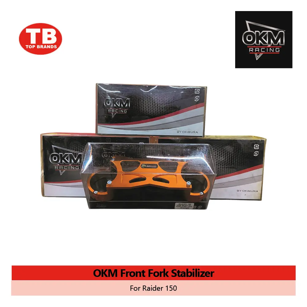 FRONT FORK STABILIZER OKM / RAIDER150 ORANGE - LZD