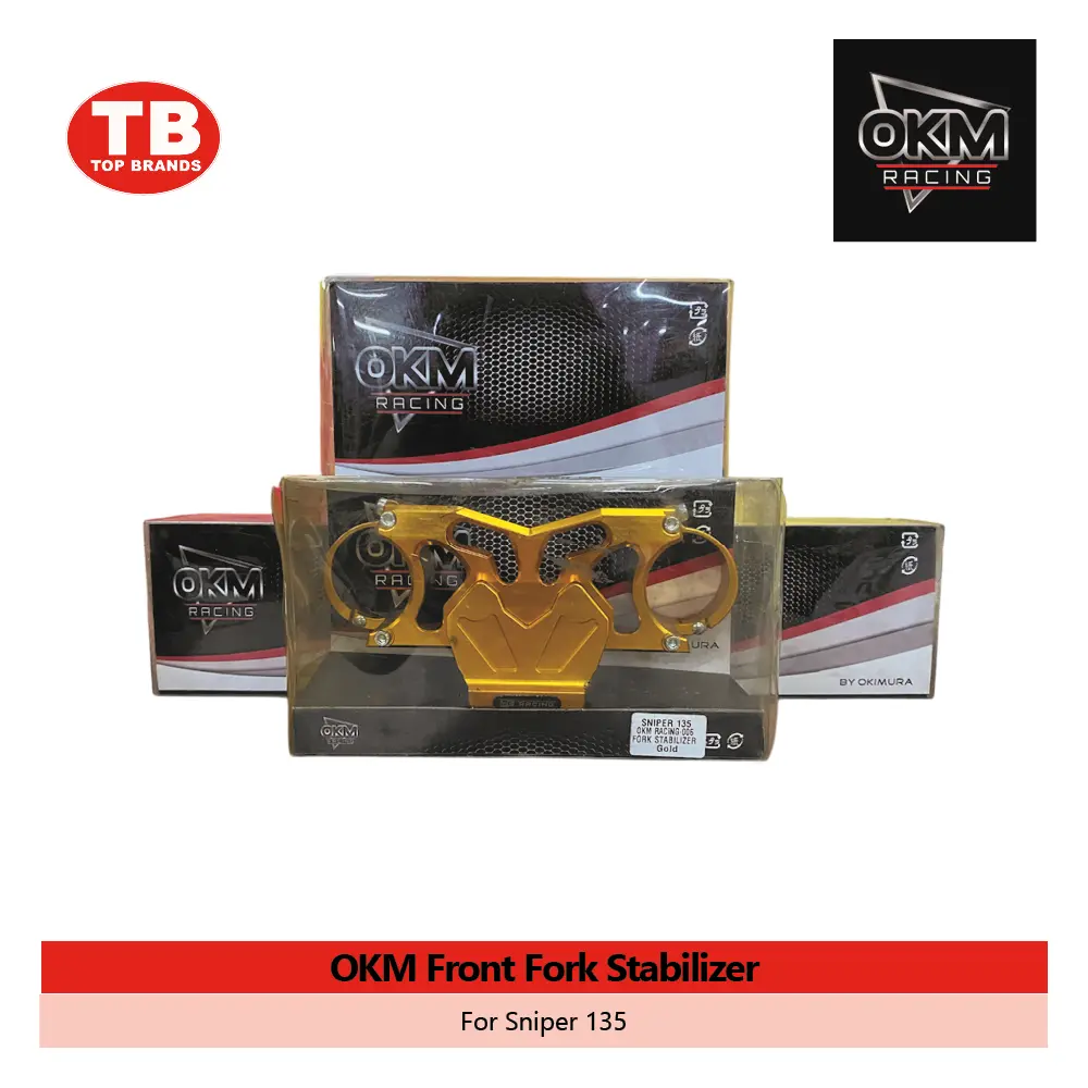 FRONT FORK STABILIZER OKM / SNIPER 135 GOLD - LZD 
