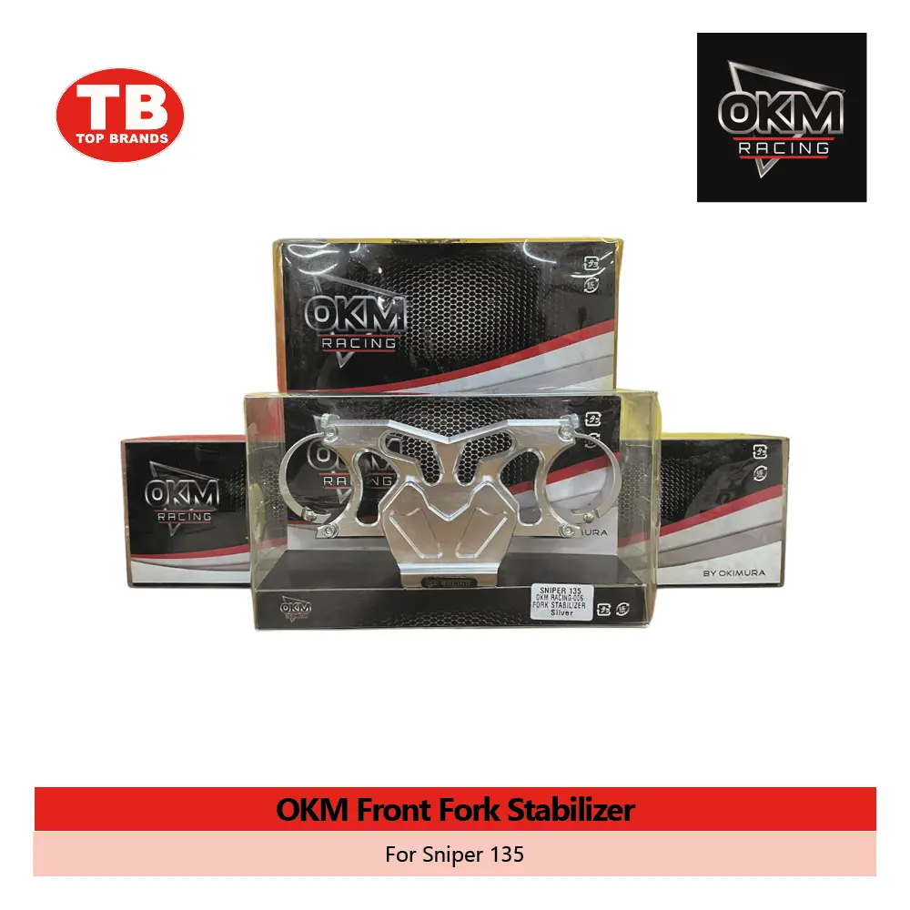 FRONT FORK STABILIZER OKM / SNIPER 135 SILV - LZD 