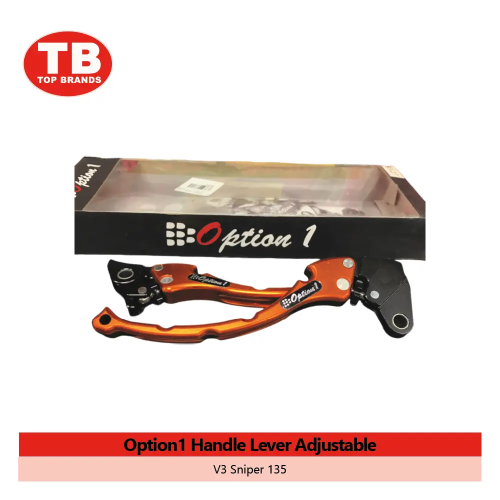 HANDLE LEVER W/ADJ OPTION 1 / V3 SNIPER 135 ORANGE - LZD 