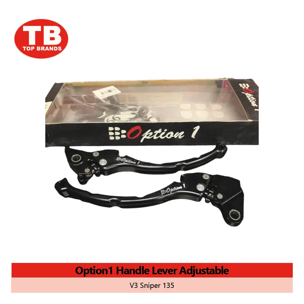 HANDLE LEVER W/ADJ OPTION 1 / V3 SNIPER 135 BLACK - LZD 