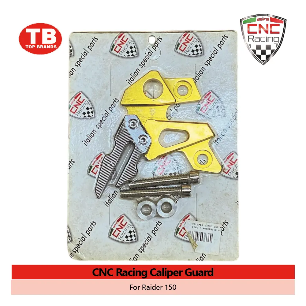 CALIPER GUARD CNC RACING / RAIDER150 GOLD - LZD 