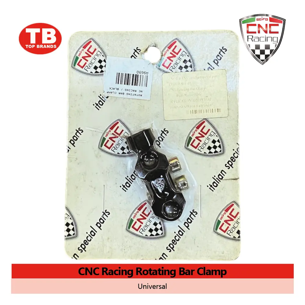 ROTATING BAR CLAMP CNC RACING / BLACK - LZD 
