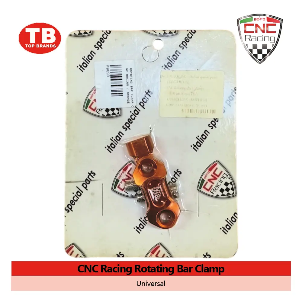 ROTATING BAR CLAMP CNC RACING / ORANGE - LZD 