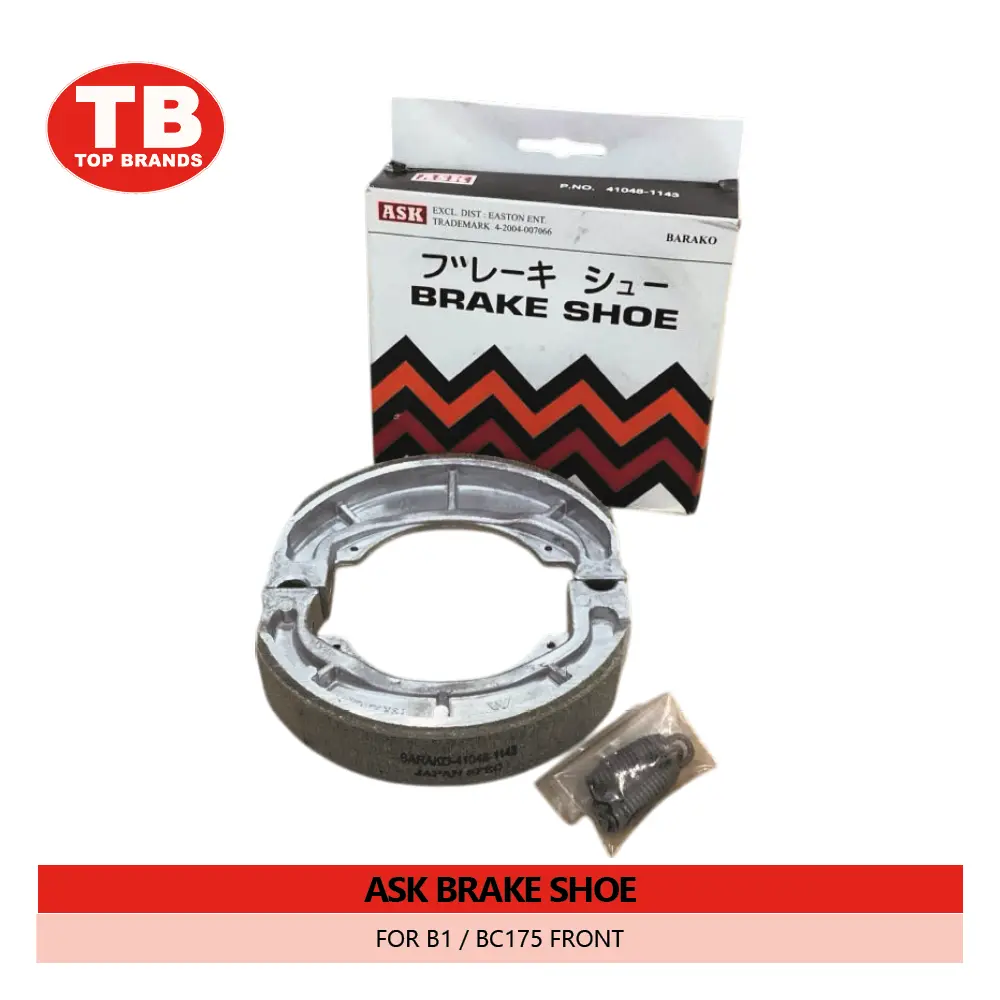 BRAKE SHOE / B1/BC175 FRONT / ASK - FMV - LZD