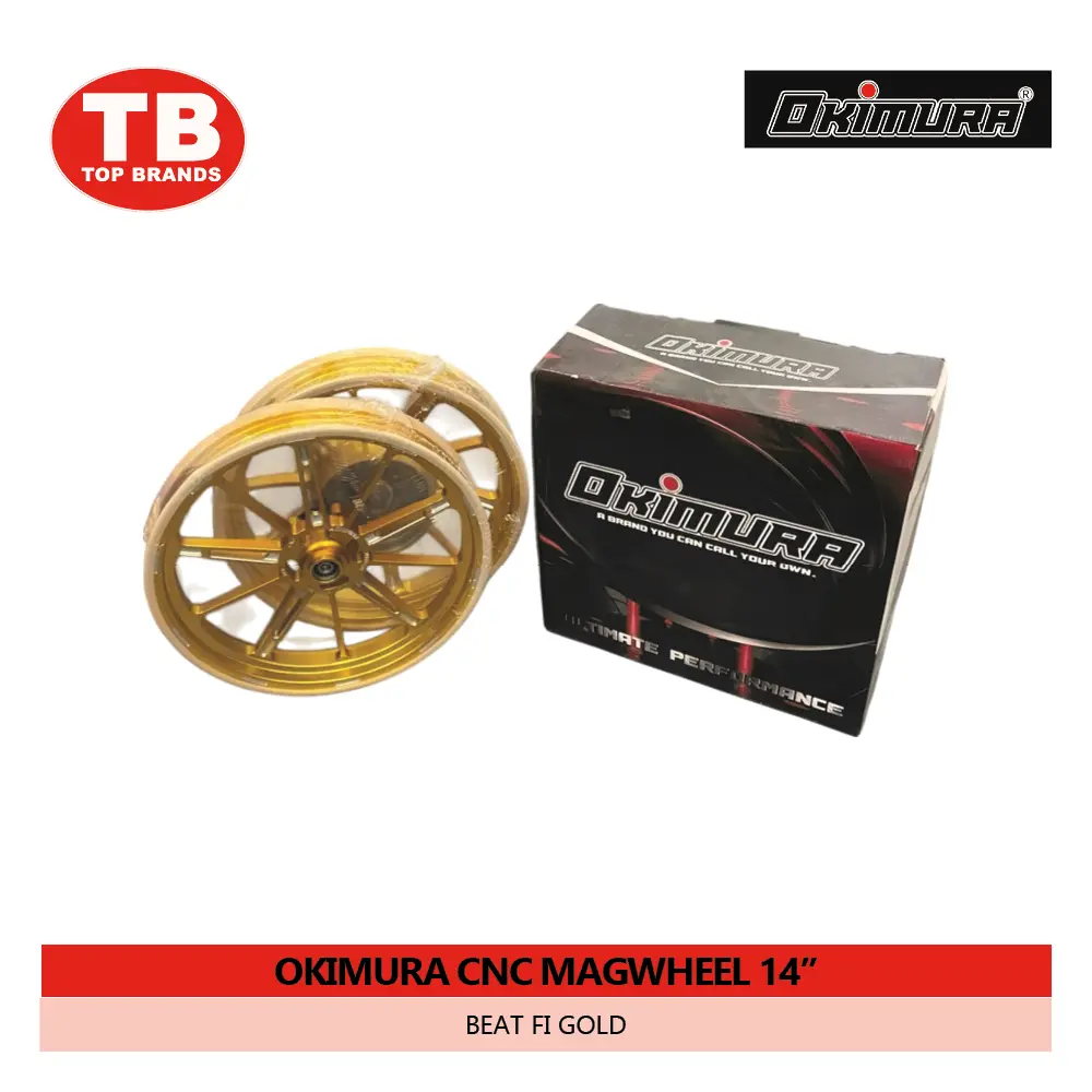MAGWHEEL CNC / (F185-14/R215-14) BEAT FI GOLD / OKIMURA - LZD 