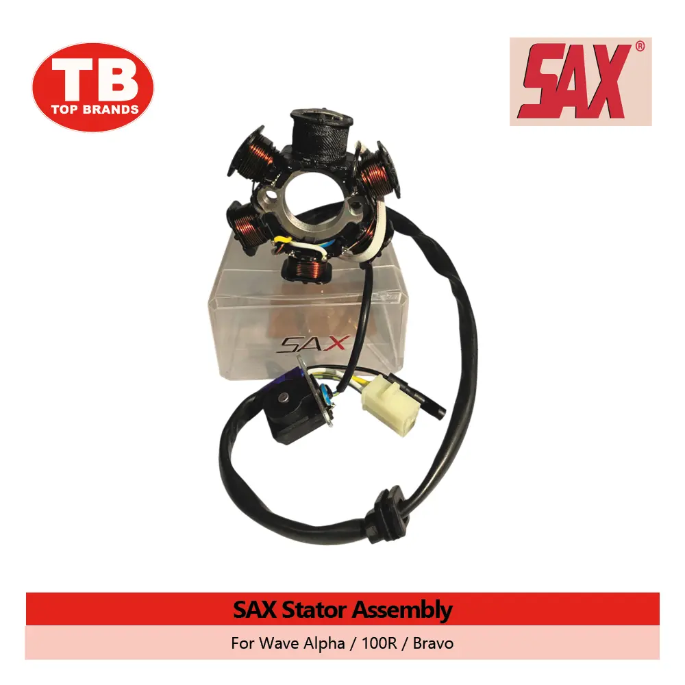 STATOR ASSY / WAVE ALPHA/W100R/BRAVO / SAX - LZD 