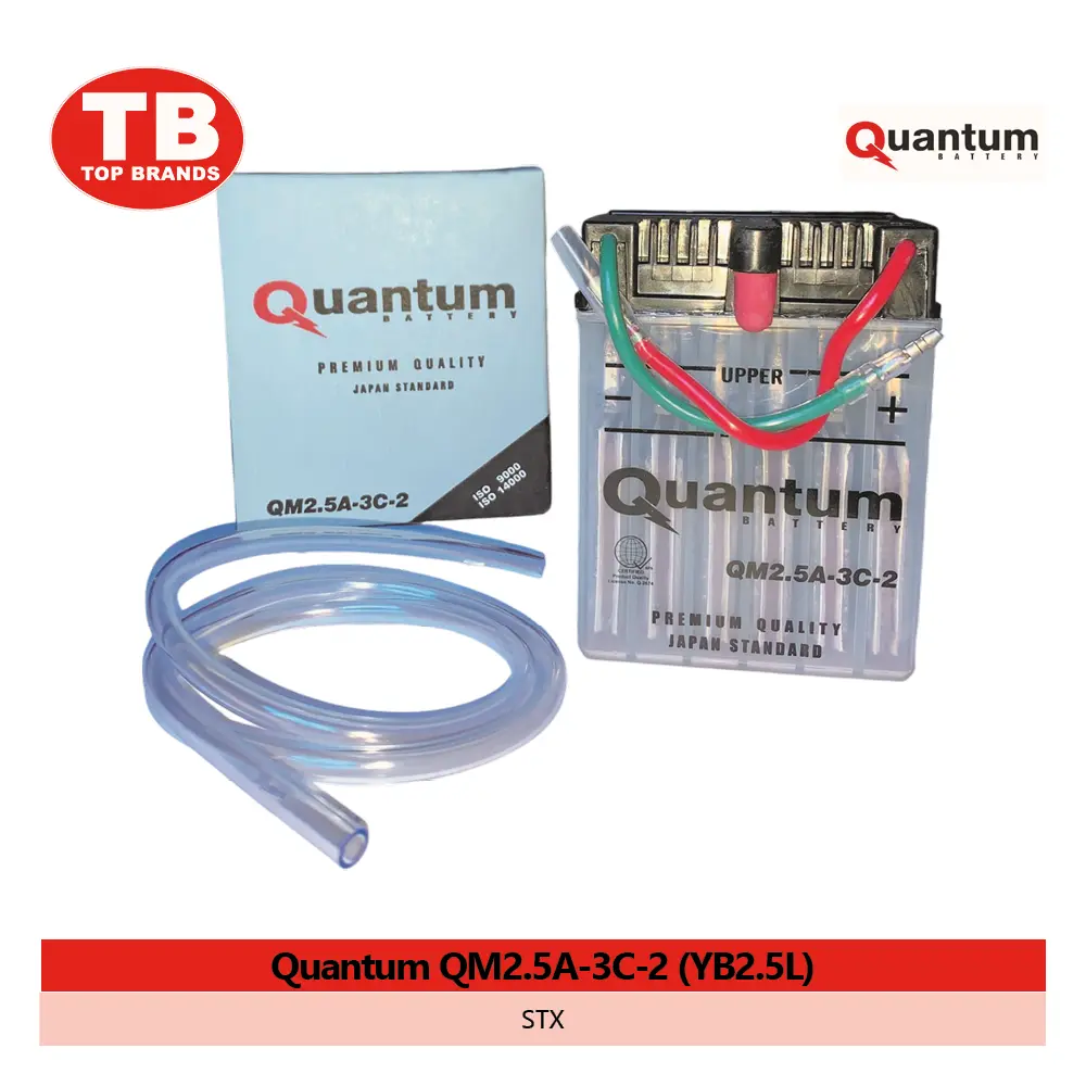 BATTERY OPEN / STX QM2.5A-3C-2/YB2.5 (10PCS/BOX) / QUANTUM - LZD