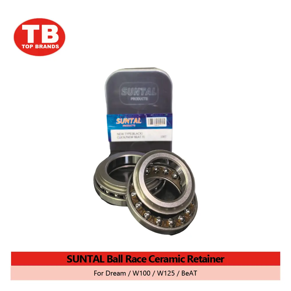 BALL RACE STEEL BALL TYPE CERAMIC RETAINER / DREAM/W100/W125/BEAT/DASH/ ZOOMER/CLICK125/150/PCX160 / SUNTAL - FMV - LZD 