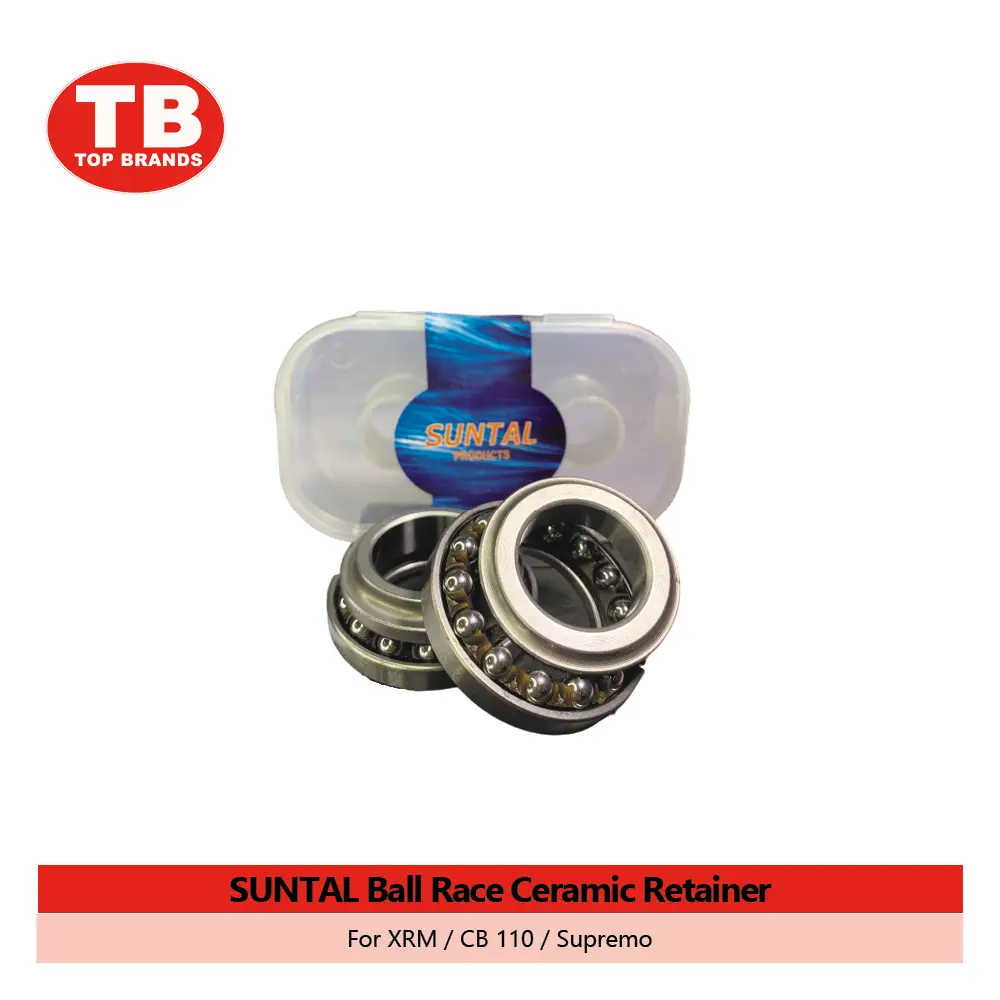 BALL RACE STEEL BALL TYPE CERAMIC RETAINER / XRM/CB110/TMX SUPREMO / SUNTAL - FMV - LZD 