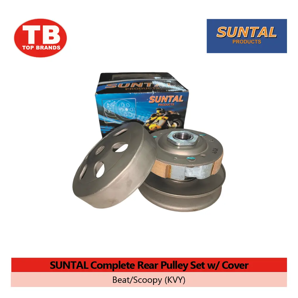 COMPLETE REAR PULLEY SET W/COVER SUNTAL / BEAT/SCOOPY (KVY) - CVT - LZD