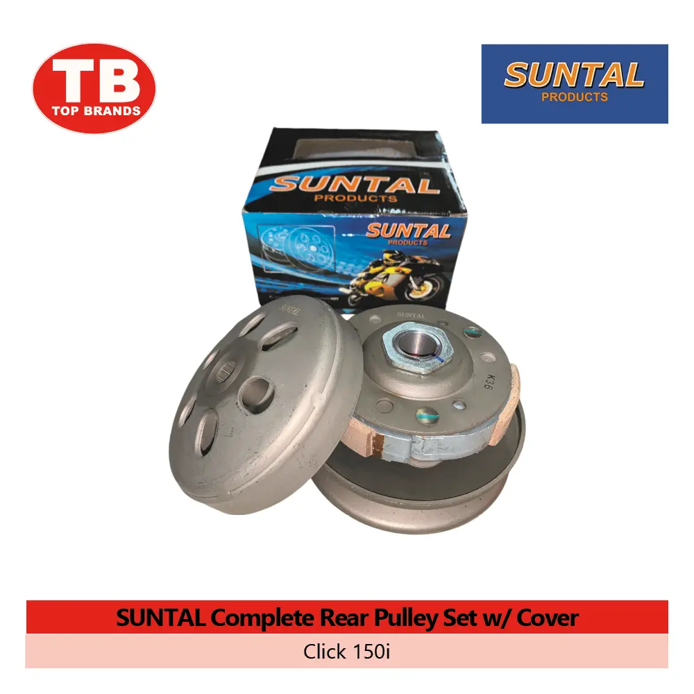 COMPLETE REAR PULLEY SET W/COVER SUNTAL / CLICK150I (K36) - CVT - LZD 