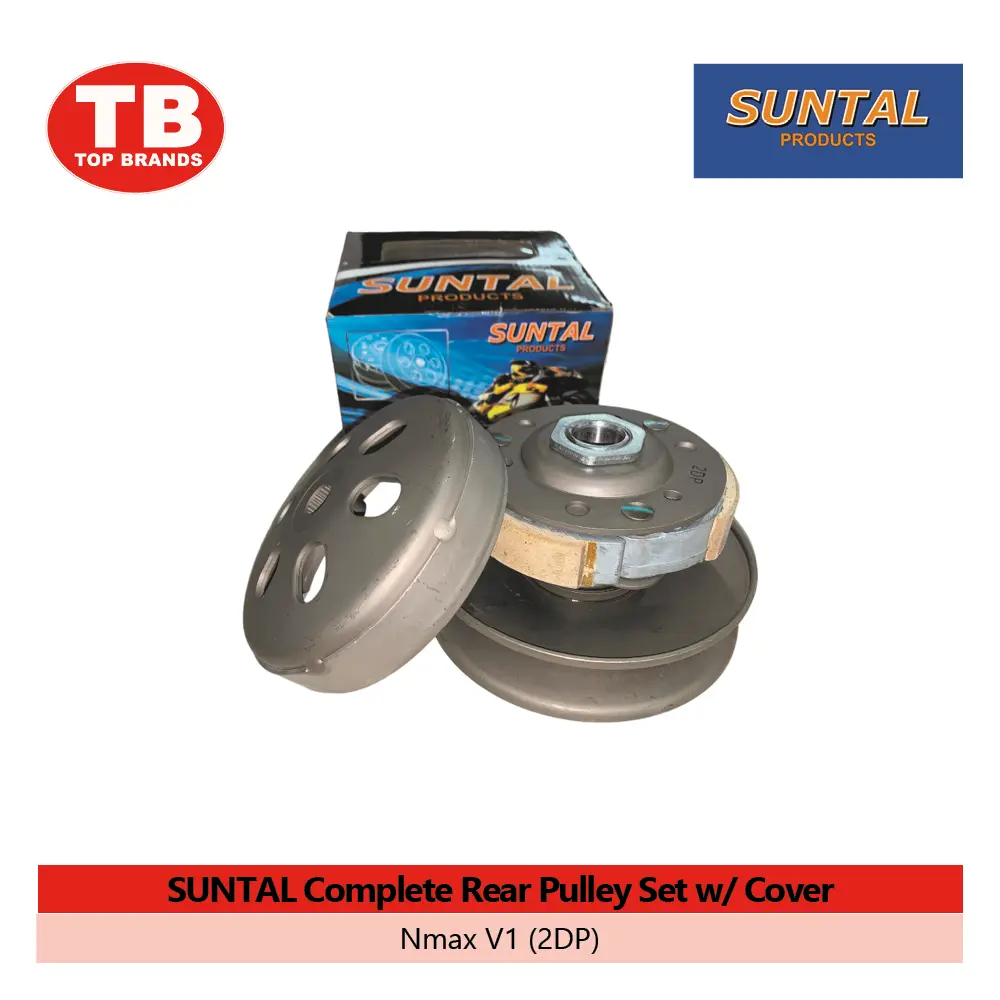 COMPLETE REAR PULLEY SET W/COVER SUNTAL / NMAX V1 (2DP) - CVT - LZD 