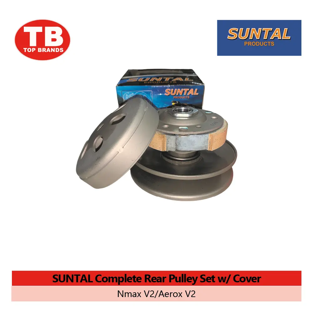 COMPLETE REAR PULLEY SET W/COVER SUNTAL / NMAX V2/AEROX V2 - CVT - LZD 
