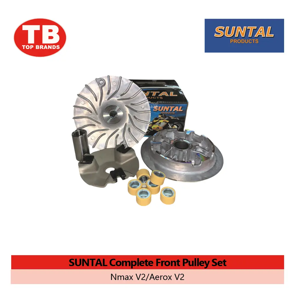 COMPLETE FRONT PULLEY SET / NMAX V2/AEROX V2 / SUNTAL - CVT - LZD