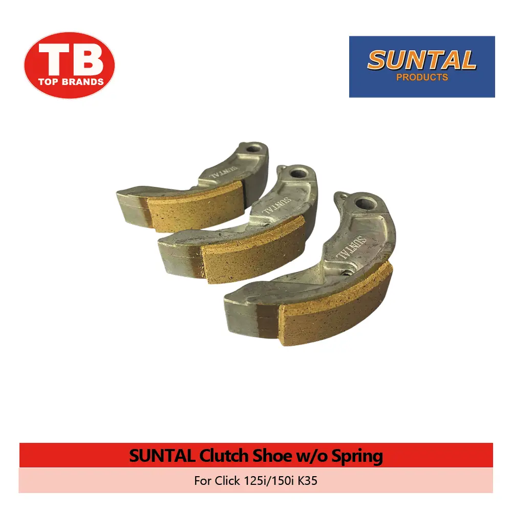 CLUTCH SHOE W/O SPRING / CLICK125I/150I K35 / SUNTAL - CVT - LZD 