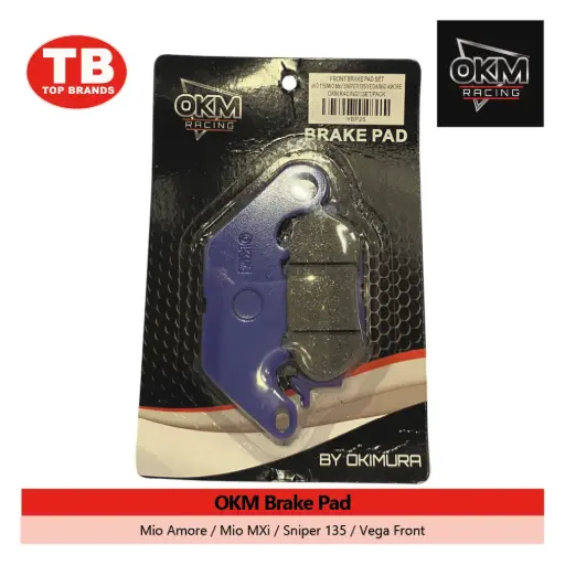 [YBP25] BRAKE PAD / MIO AMORE/MIO MXI/SNIPER135/VEGA FRONT / OKM - LZD